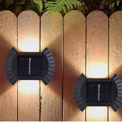 Set 4 lampi solare pentru perete