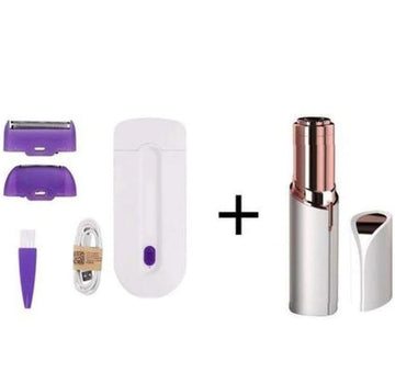 Pachet cosmetic complet: Epilator corp + Trimmer facial