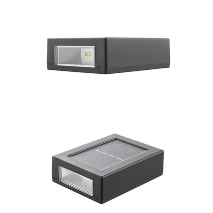 Set 2 lampi solare pentru perete exterior, iluminare sus-jos